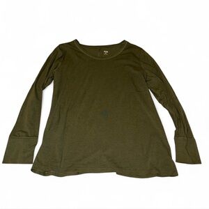 Olive Green Long Sleeve Tee